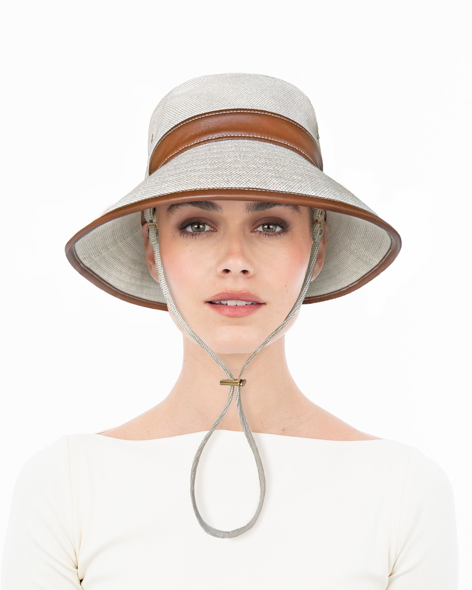 Petra Oatmeal/Saddle Eric Javits