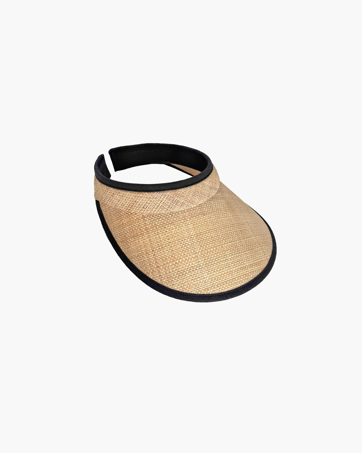 Soleil Visor Natural/Black Eric Javits
