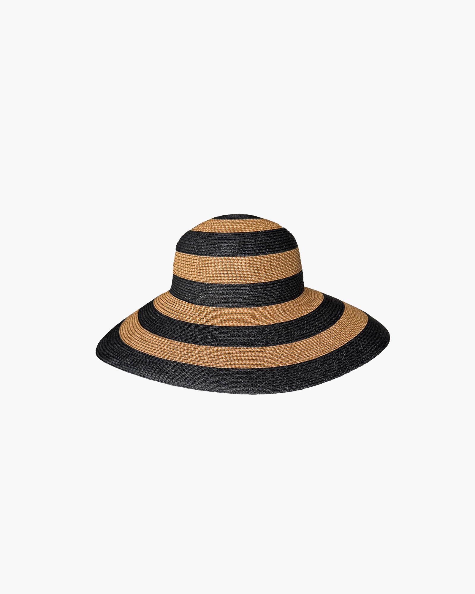 Bella I Rollable Floppy Hat | Raffia Straw | Original Black | Eric
