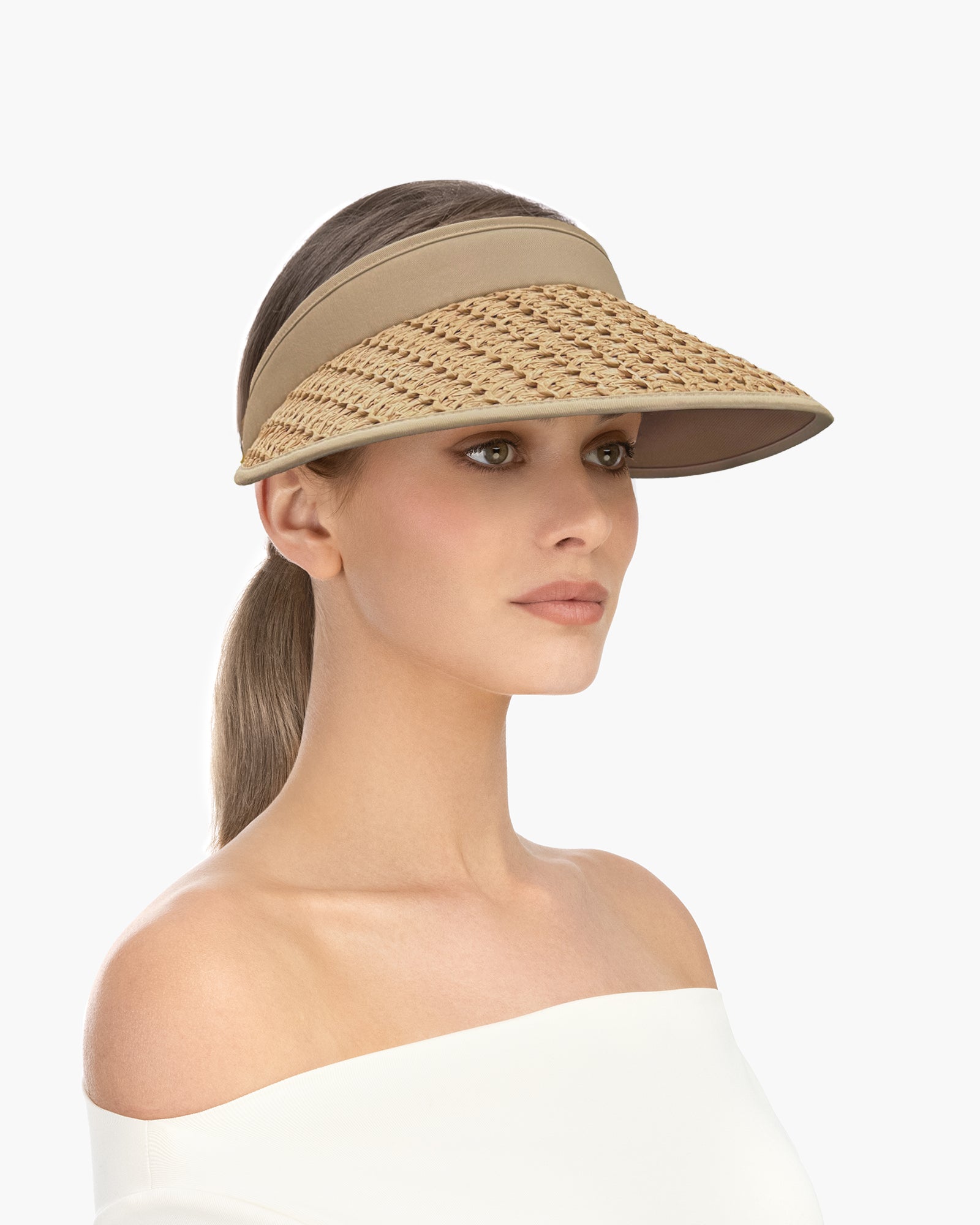 Kokomo Visor I UPF 50+ Raffia Sun Visor | Eric Javits