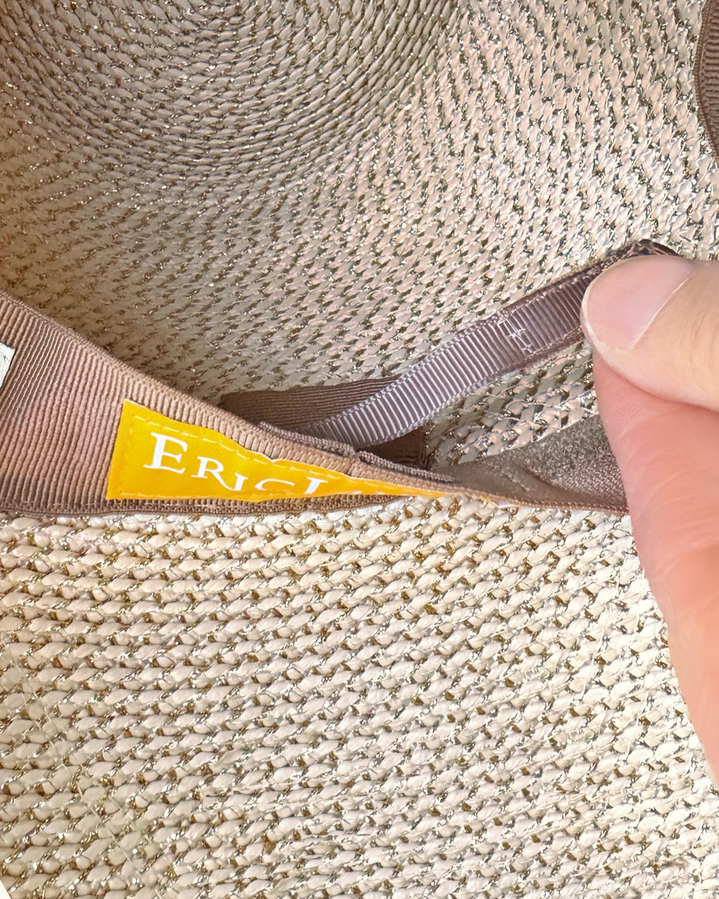 Latticia Beige Gold Eric Javits