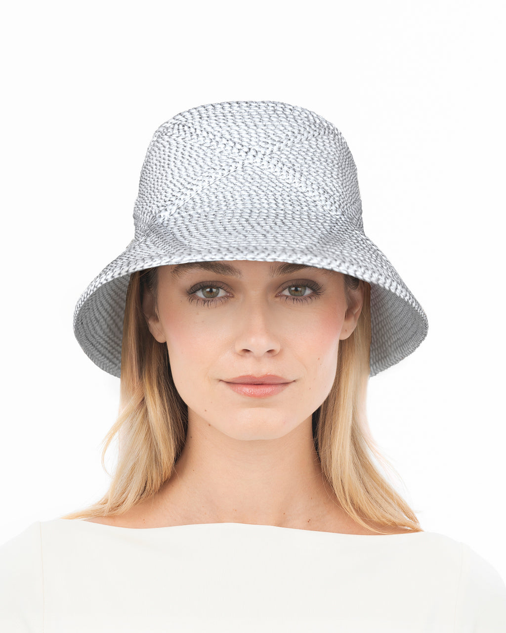 Latticia Ice/Metallic Silver Eric Javits