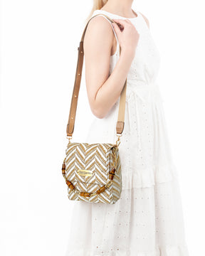 Portofino White Mix Eric Javits bag