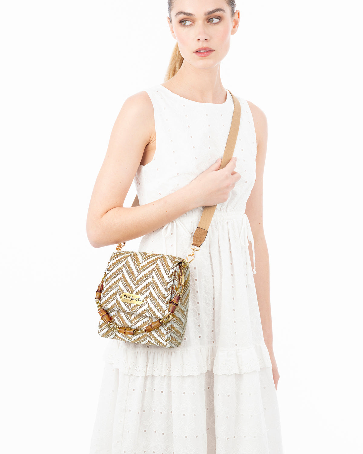 Portofino White Mix Eric Javits bag