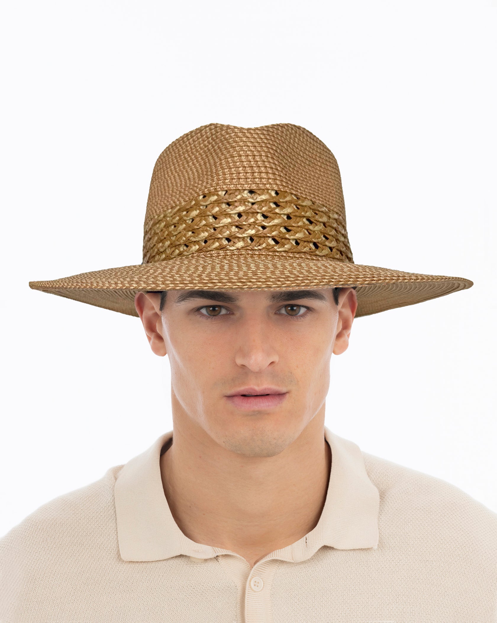 Squishee® Bayou Fedora Straw Hat For Men | Eric Javits