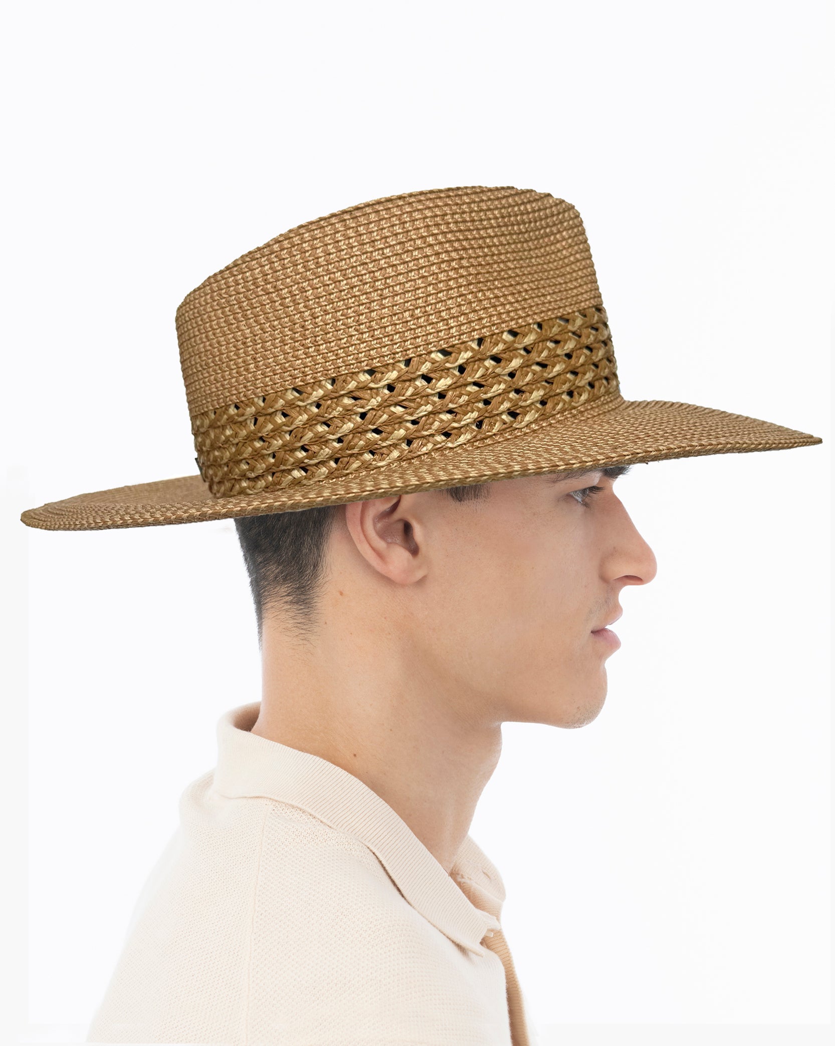 Squishee® Bayou Fedora Straw Hat For Men | Eric Javits