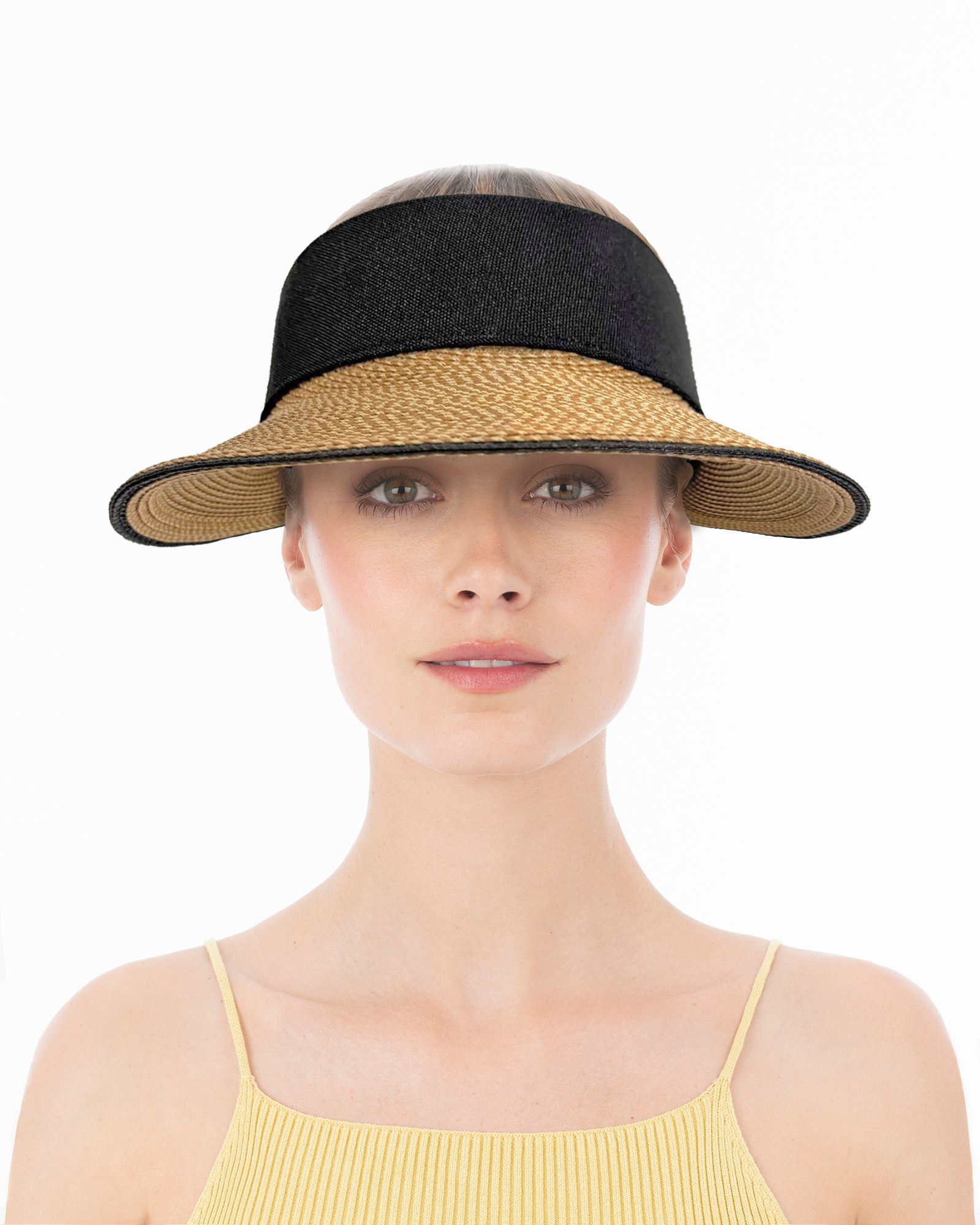 Paradise Visor Natural/Black Eric Javits