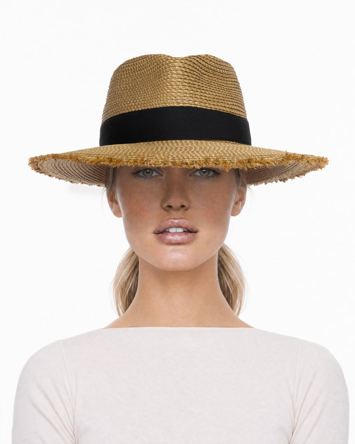 Fringe Pinch Natural/Black Eric Javits