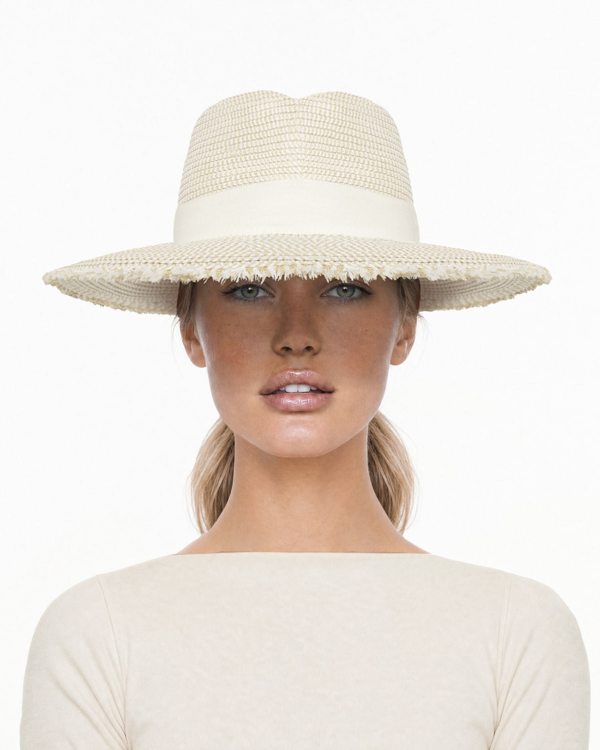 Fringe Pinch White Mix Eric Javits