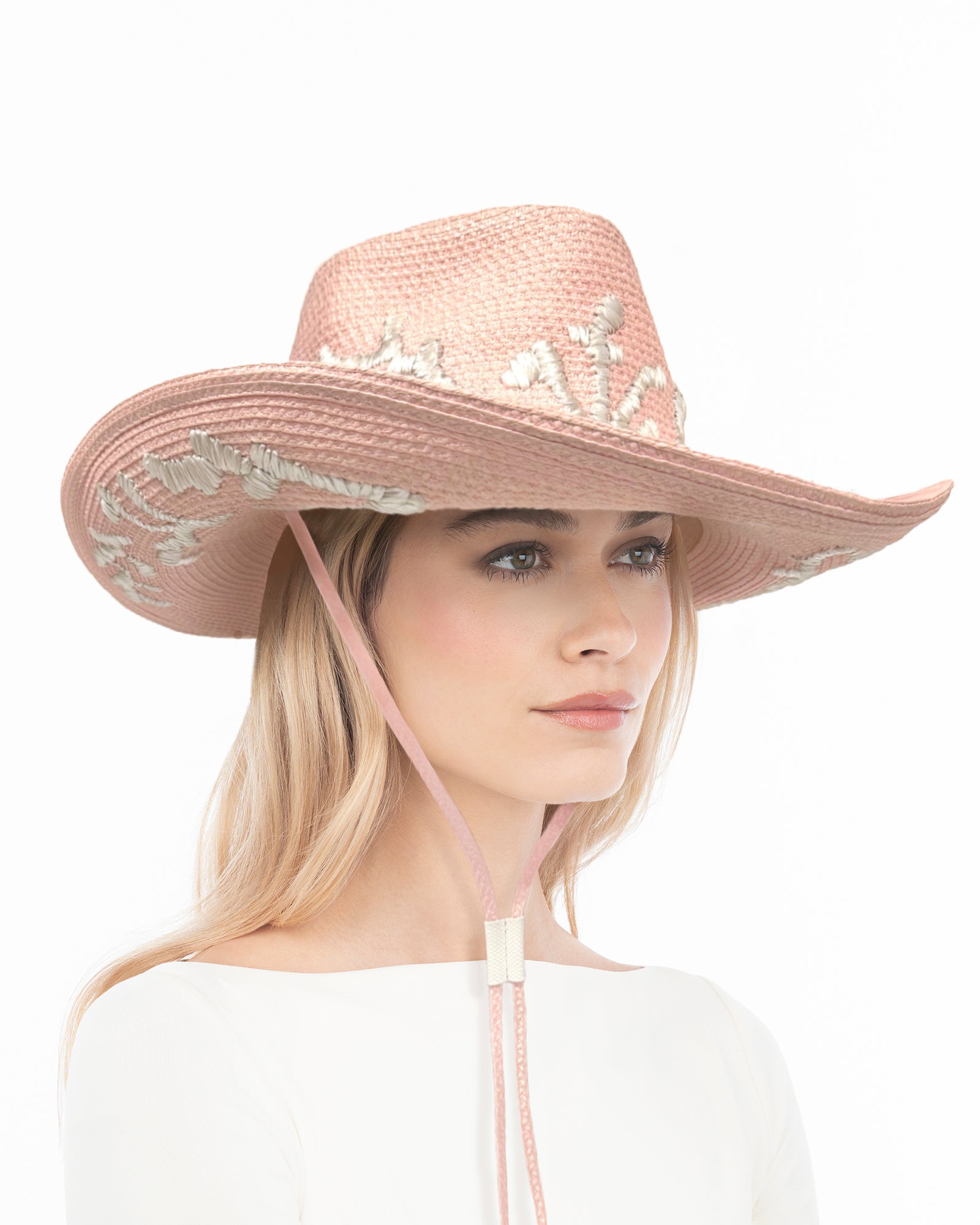 Coral Corral Baby Pink/White Eric Javits