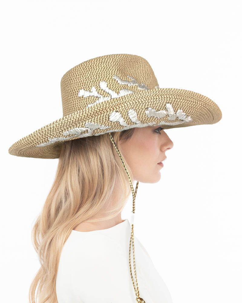 Coral Corral Peanut/White Eric Javits