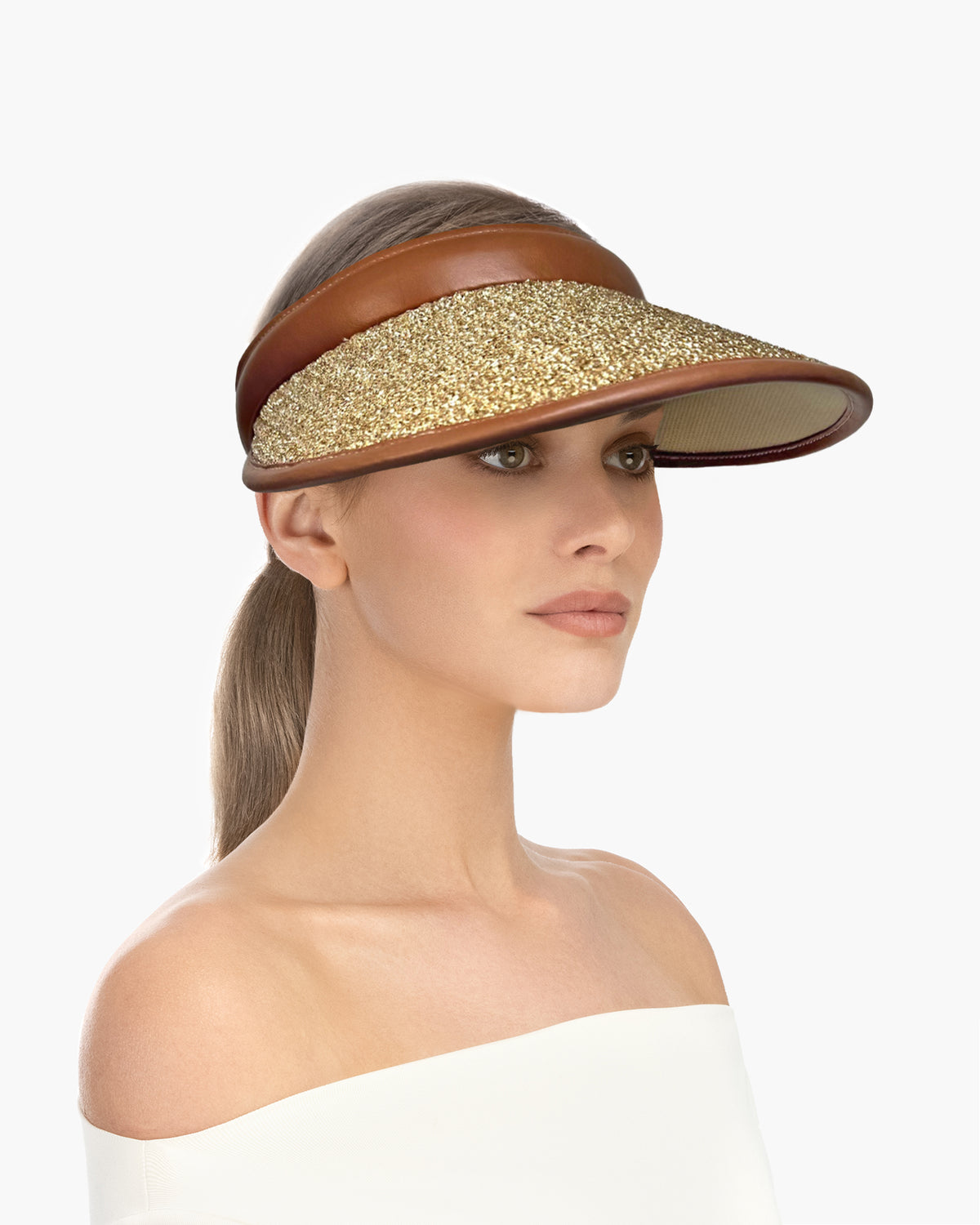Derby Visor Gold Eric Javits