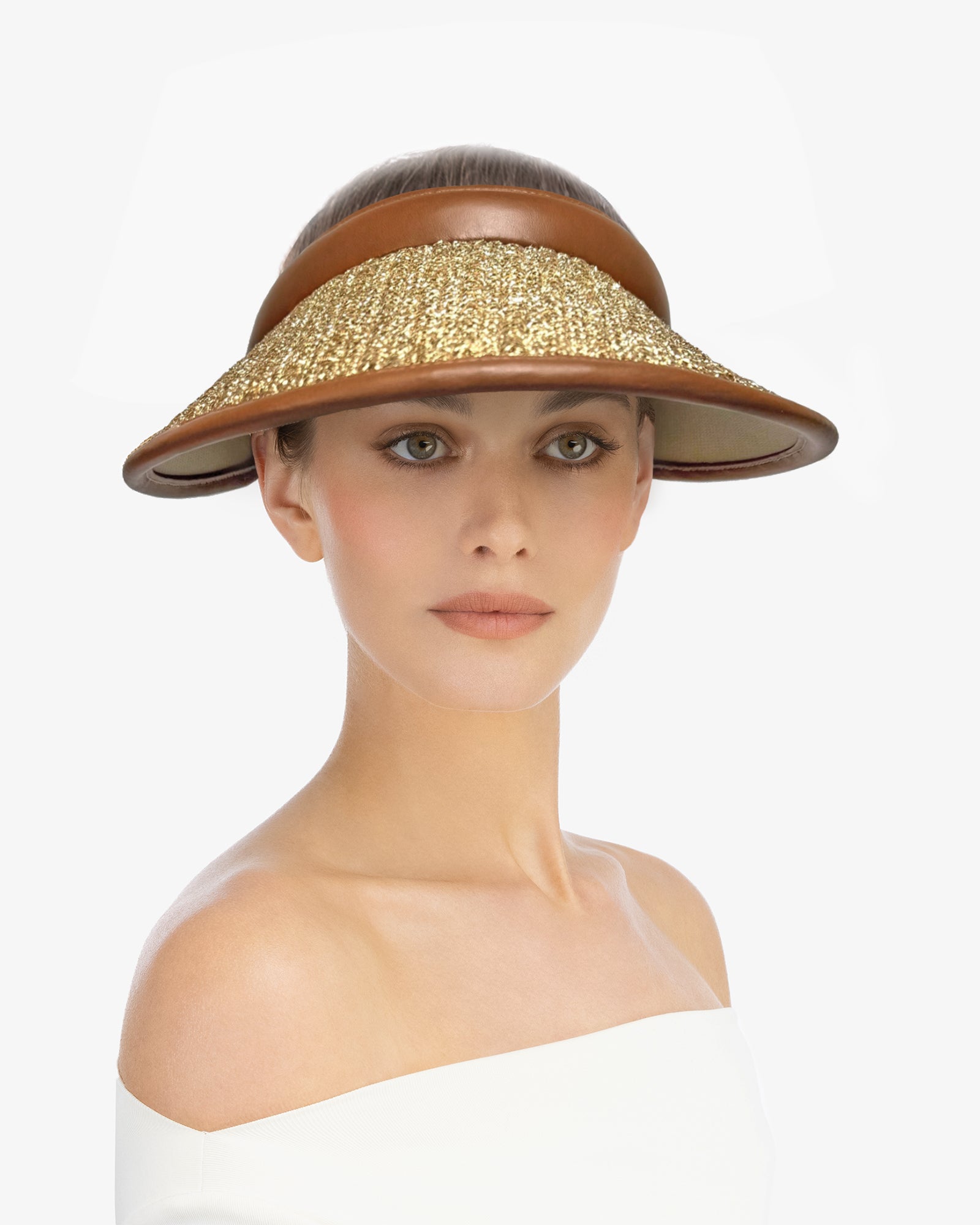 Derby Visor Gold Eric Javits
