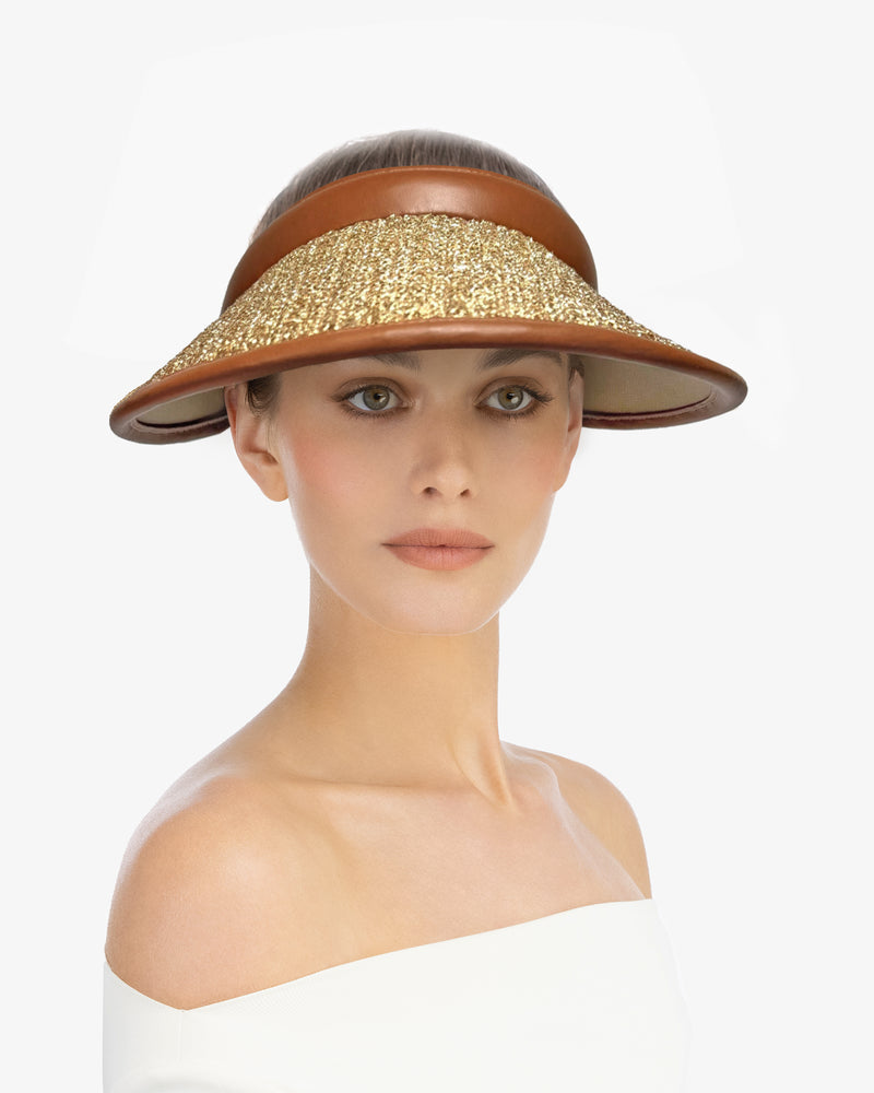 Derby Visor Gold Eric Javits