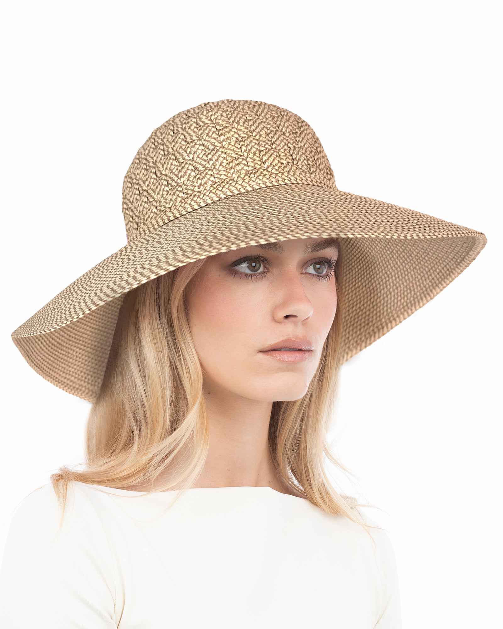 mii ☆ERIC JAVITS ベージュ フラッパーハット Squishee® Cap I Sun Visor UPF 50+ | Eric Javits