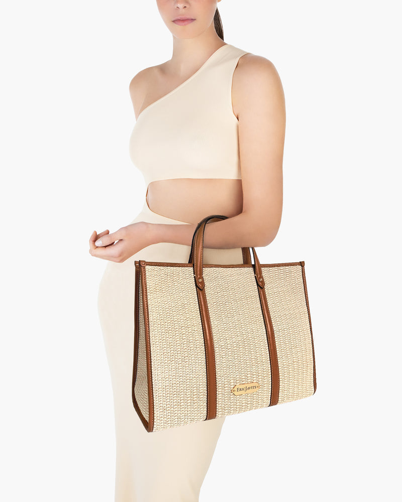 Brickell Tote Sand Eric Javits