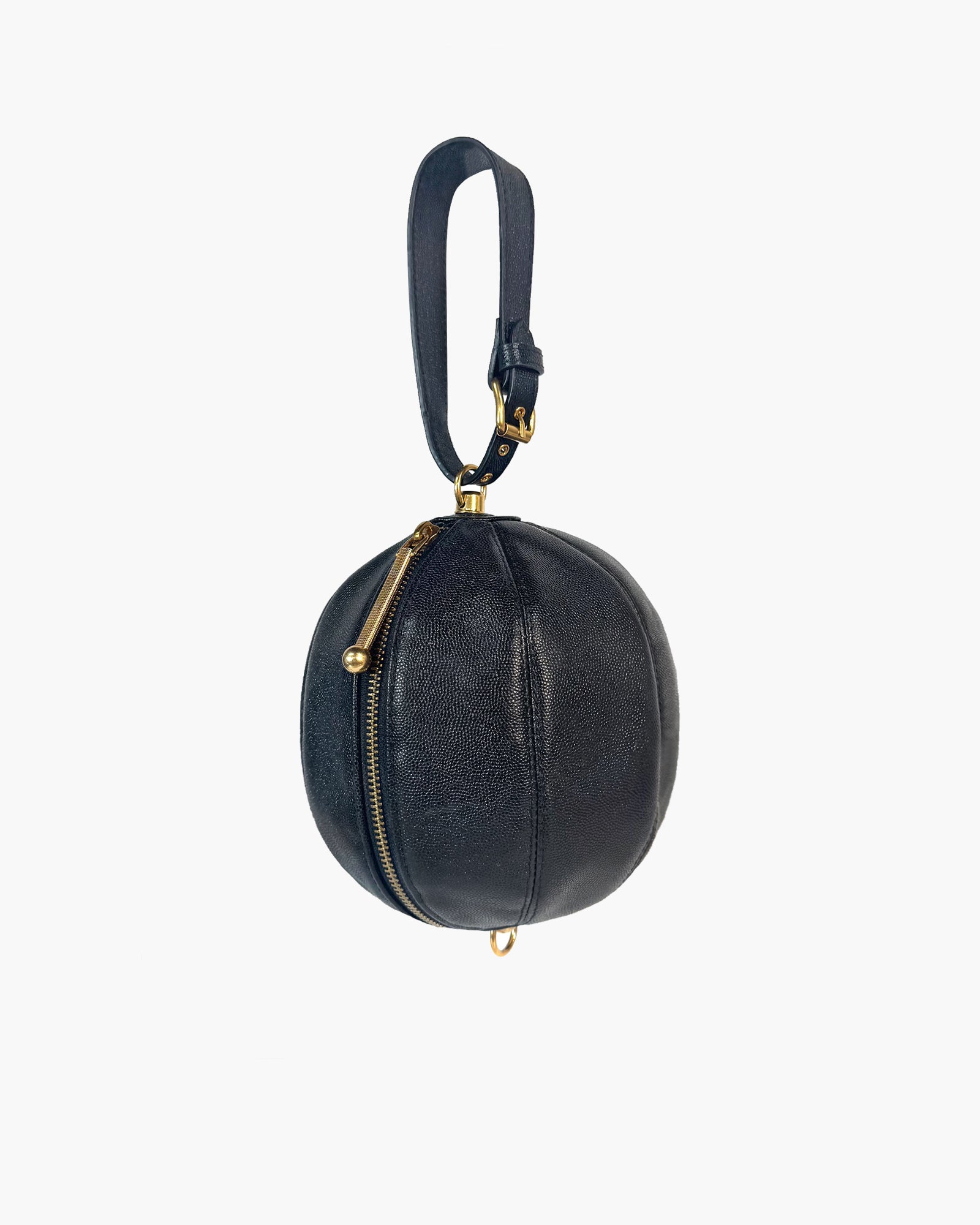 Leather Globe Black Eric Javits