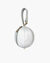 Leather Globe White Eric Javits