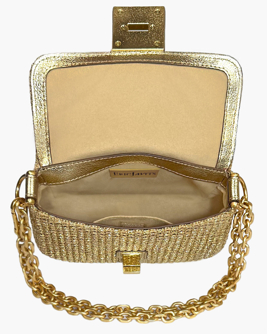 Mini Cherie Midas | Bags | Eric Javits | Gold | Eric Javits