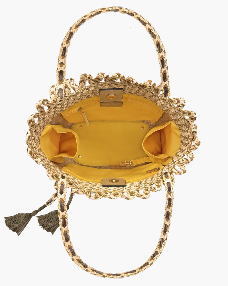 Squishee® St.Tropez Straw Tote