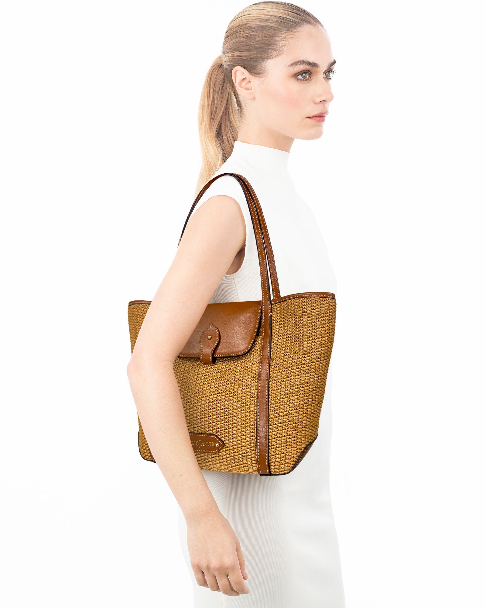 Verona Raffia Tote Bag