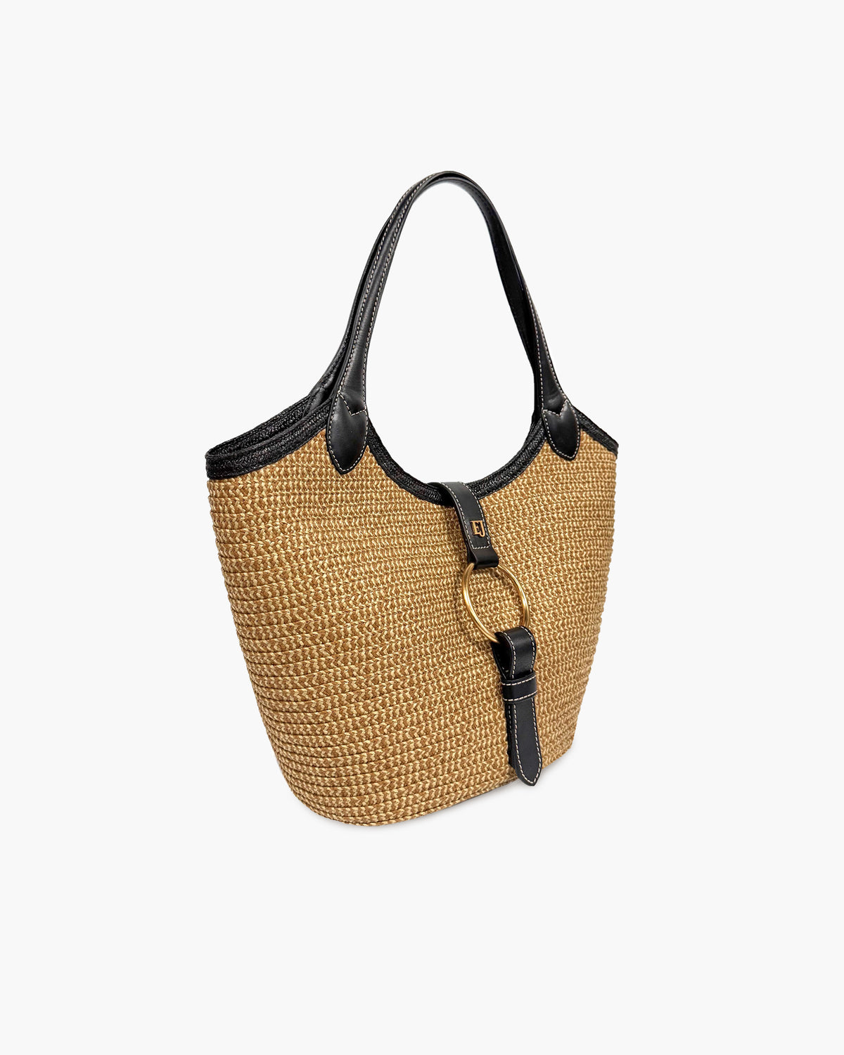 Trek Tote Natural/Black Eric Javits