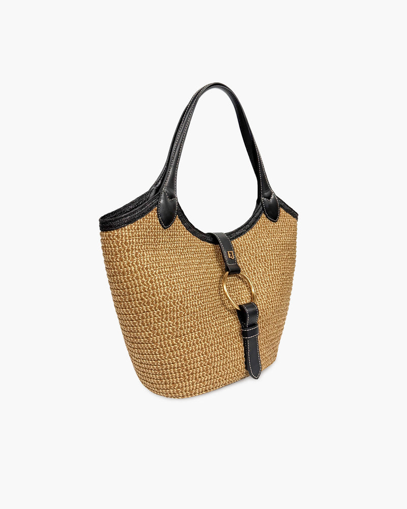 Trek Tote Natural/Black Eric Javits