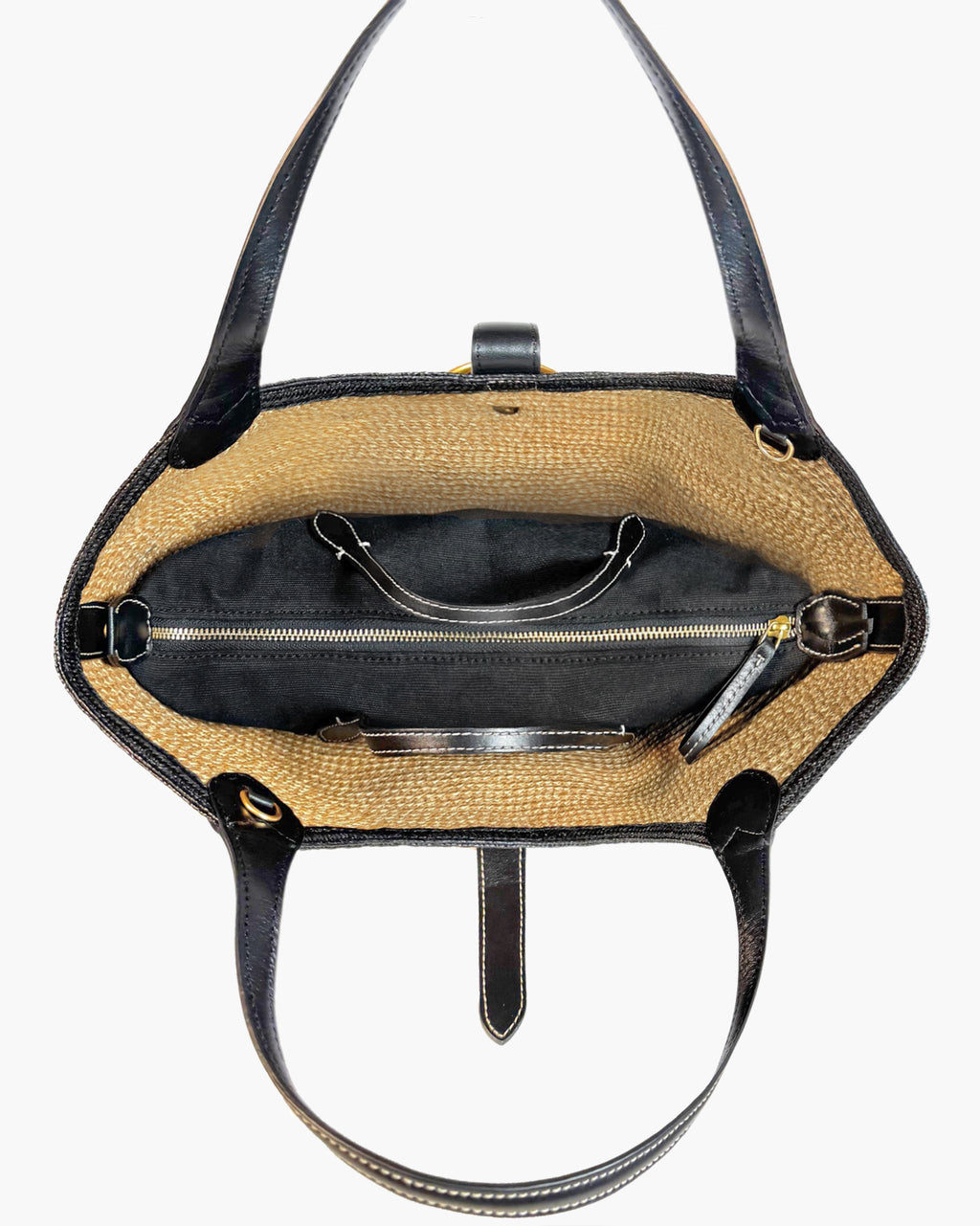Trek Tote Natural/Black Eric Javits