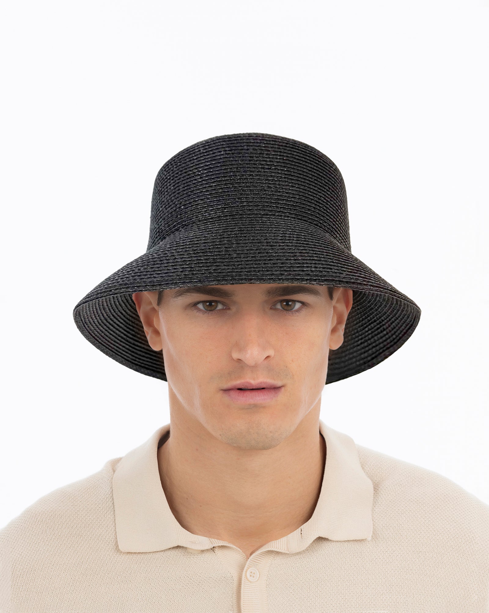 帽子 shiggy SS26_32059_MR_SQ_BUCKET_II_BLA