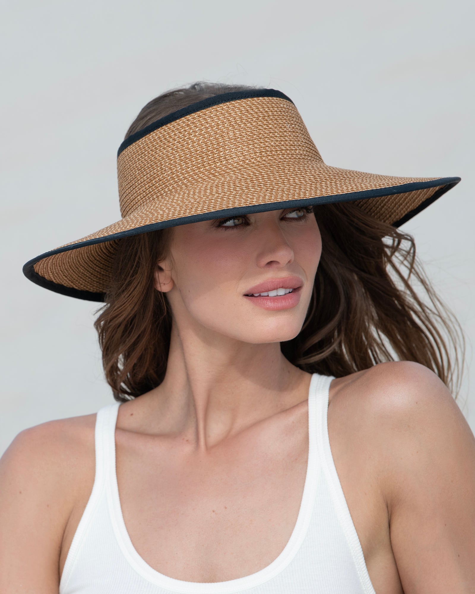 Lil Squishee® Visor Natural/Black Eric Javits