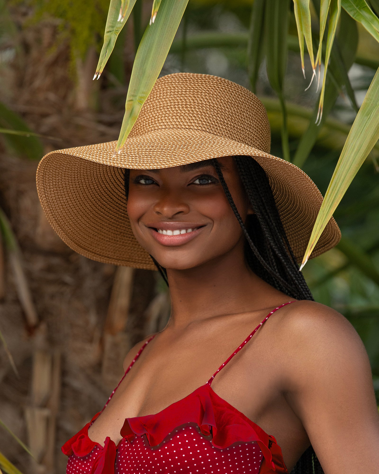 Bella I Rollable Floppy Hat | Raffia Straw | Original Black | Eric