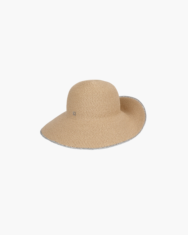 Eric Javits Women Hats Peanut/Silver Hampton Hat