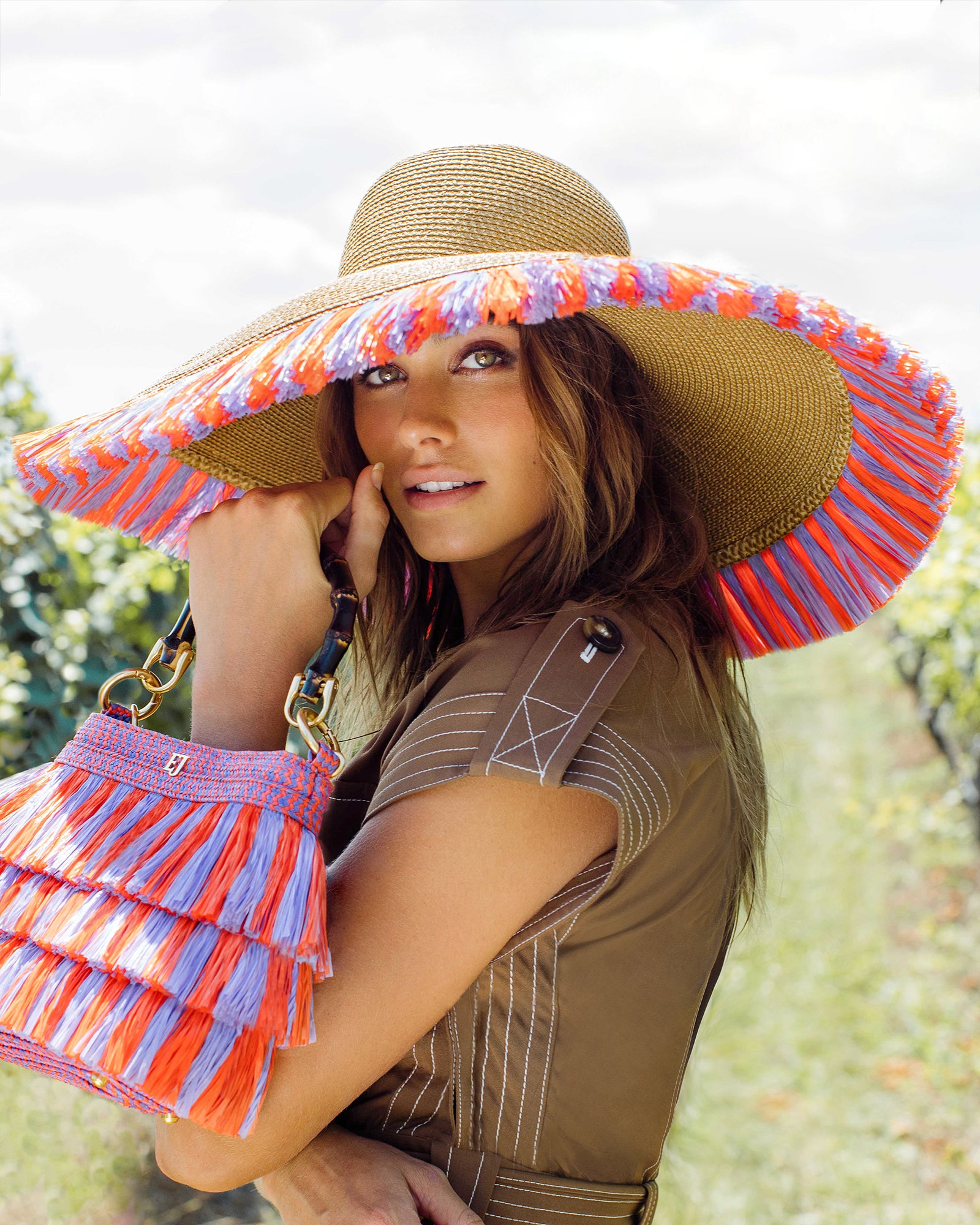 Floppy With Fringe Natural Fiesta Eric Javits