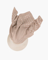 Dot Scarf Visor Cream/Almondine Eric Javits