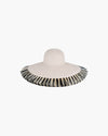 Floppy With Fringe Cream/Black Eric Javits