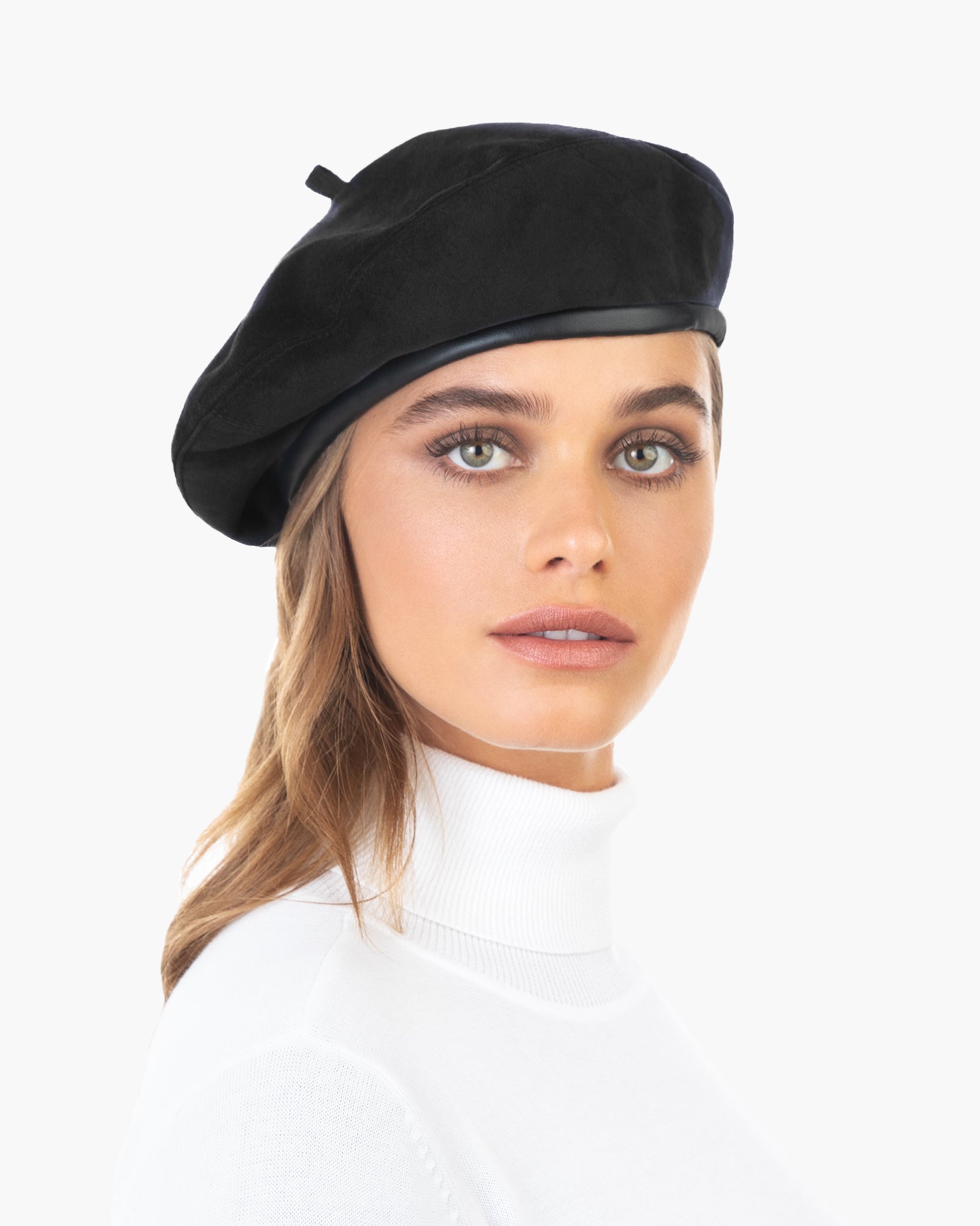 Suede Kate Beret Hat｜Water-Repellent | Eric Javits