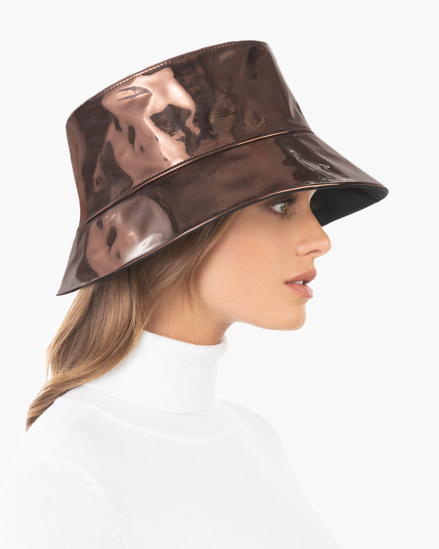 Patti Bucket Rain Hat Women's Bucket Hats Olive Eric Javits
