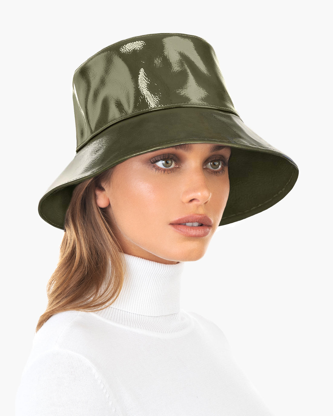 Patti Bucket Rain Hat Women's Bucket Hats Olive Eric Javits