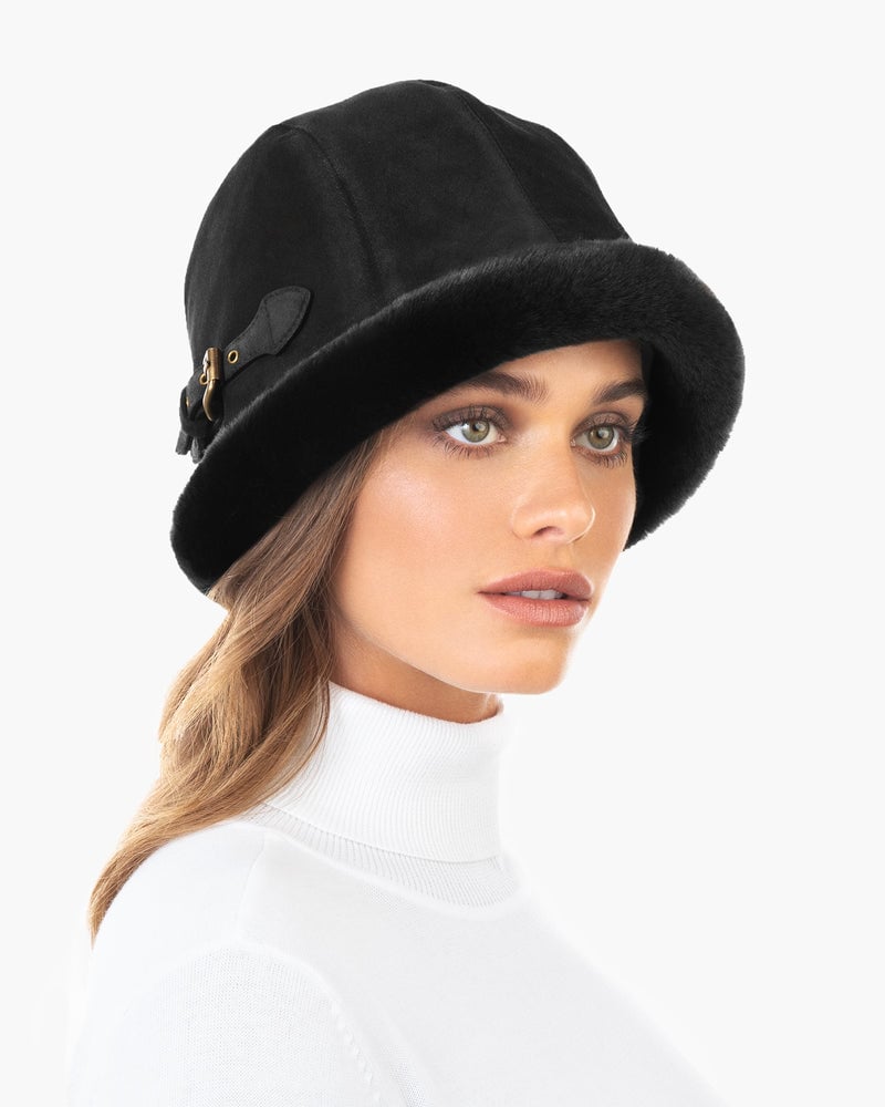 Eric Javits Women Hats Black Vail Winter Hats Black