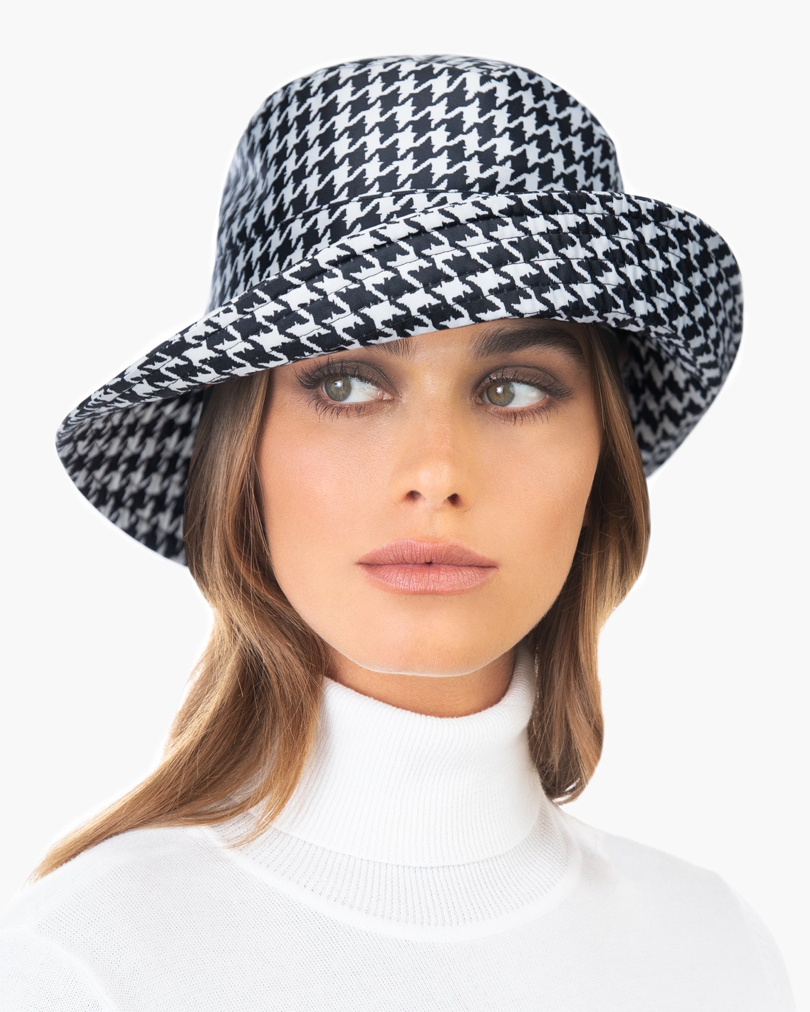 Rain Bucket Black Check Eric Javits