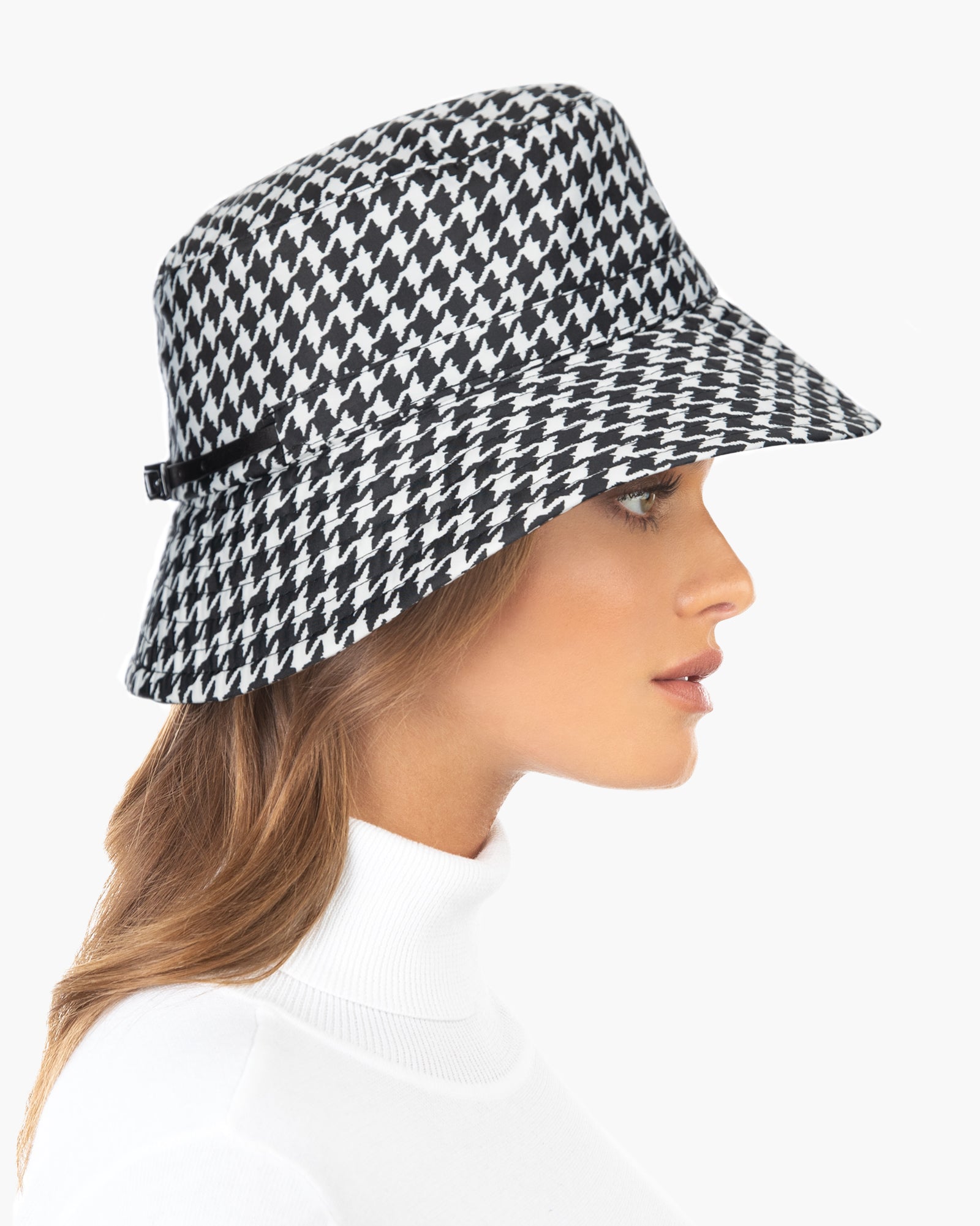 Rain Bucket Black Check Eric Javits