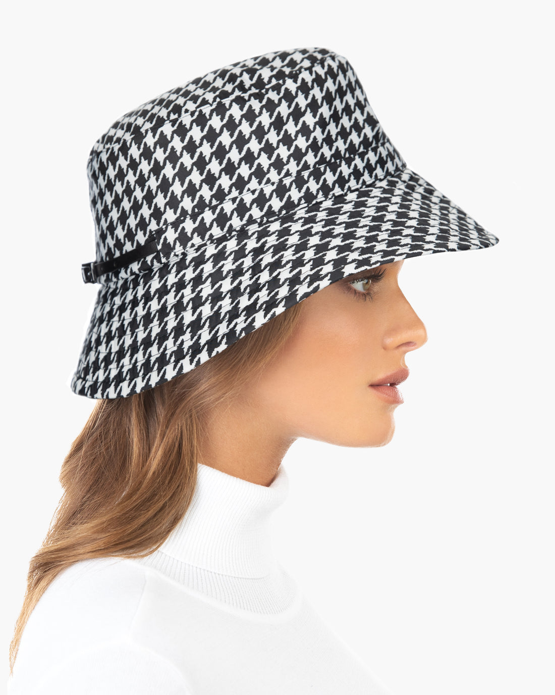 Rain Bucket Hat Women's Rain Hat for Sale Eric Javits Tan Check