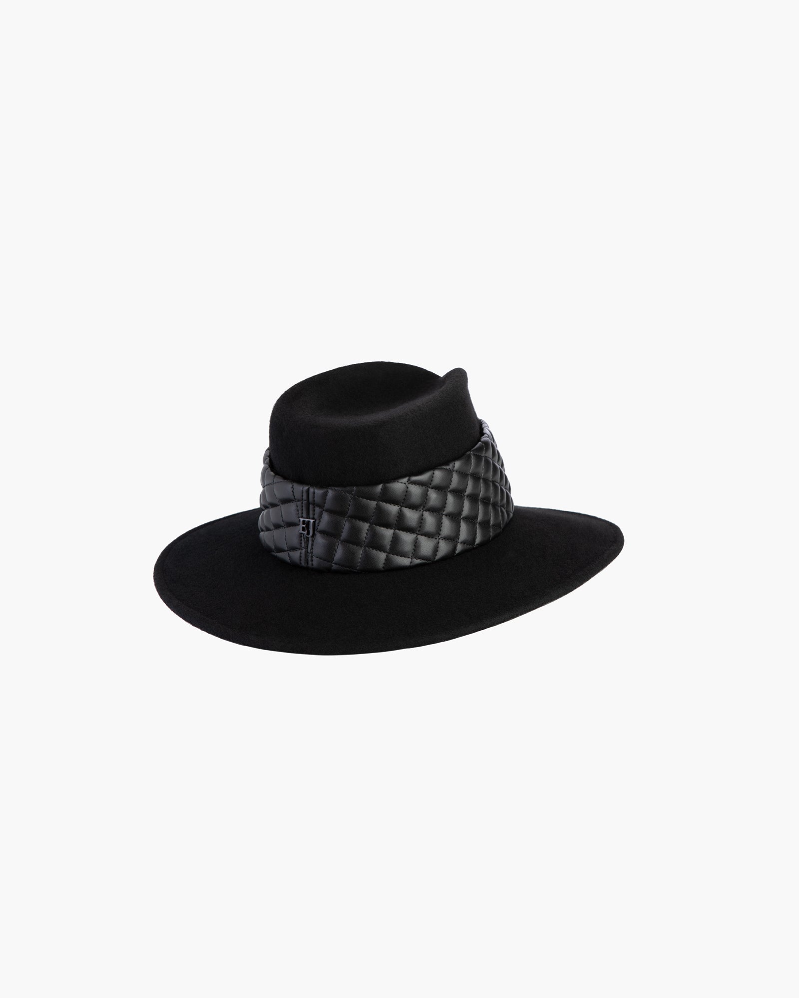 Quilty fedora Black Eric Javits