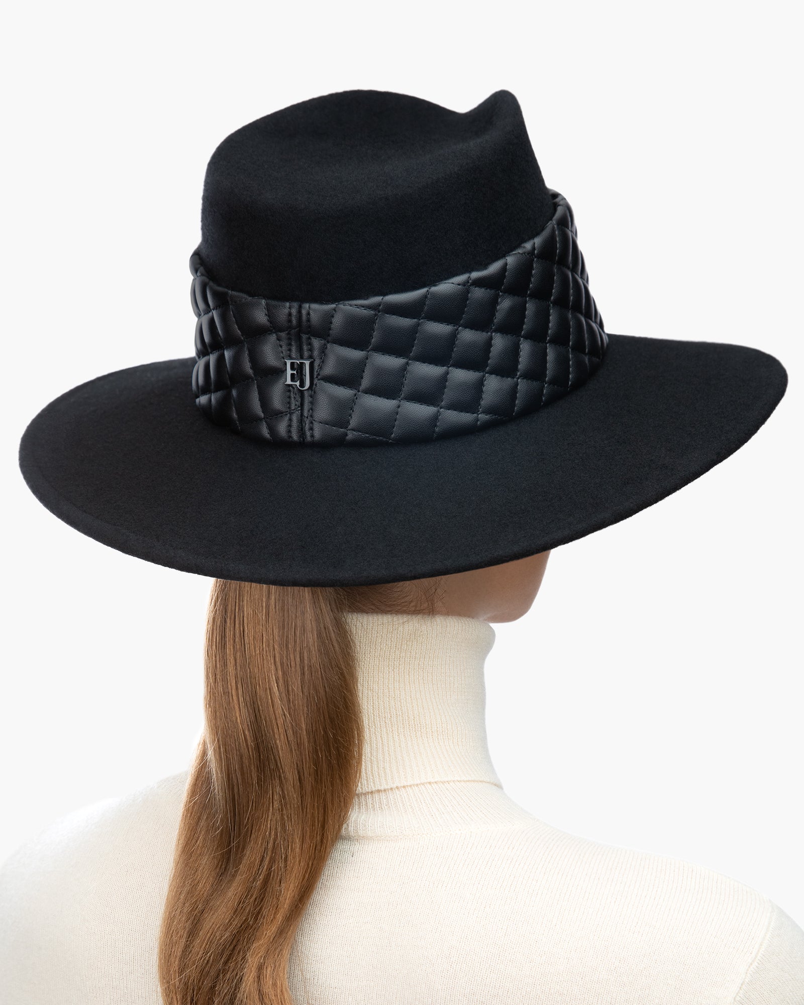 Quilty fedora Black Eric Javits
