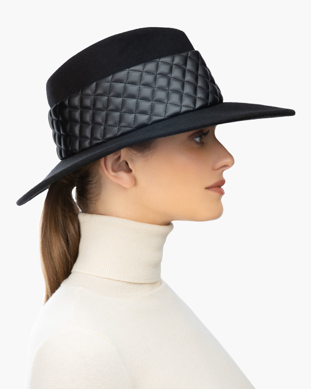 Quilty fedora Black Eric Javits