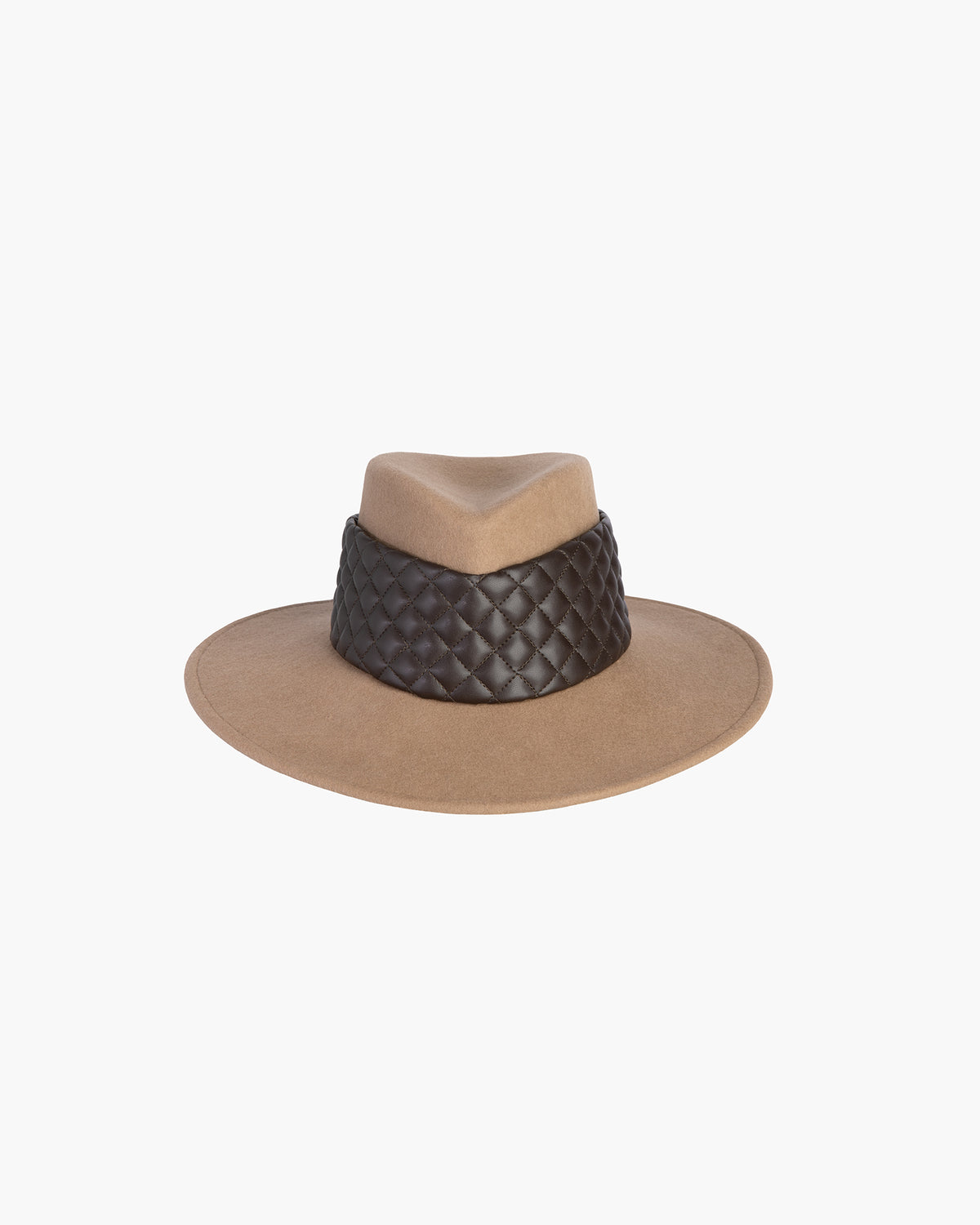 Quilty fedora Camel/Brown Eric Javits