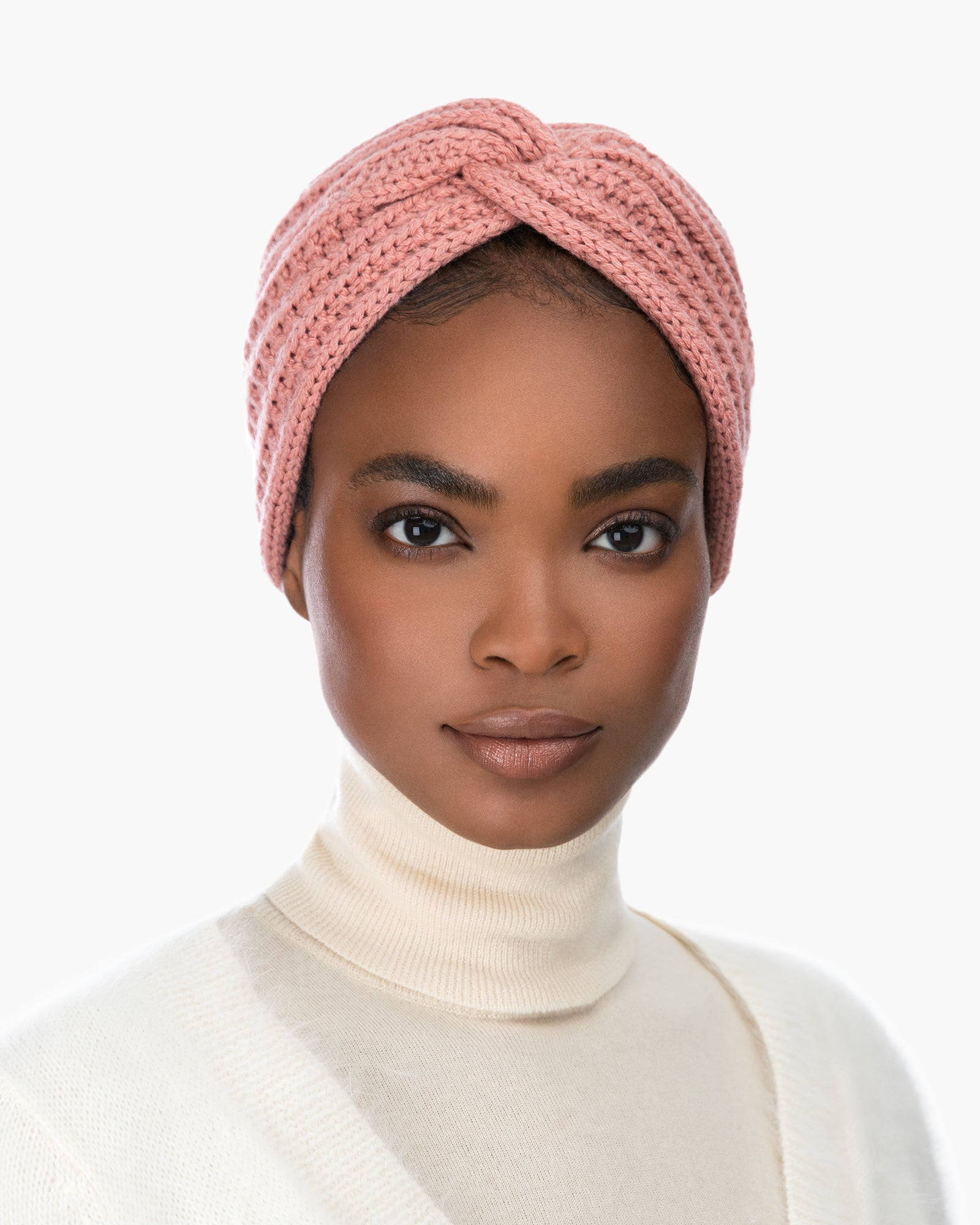 Knit Turban Blush Eric Javits