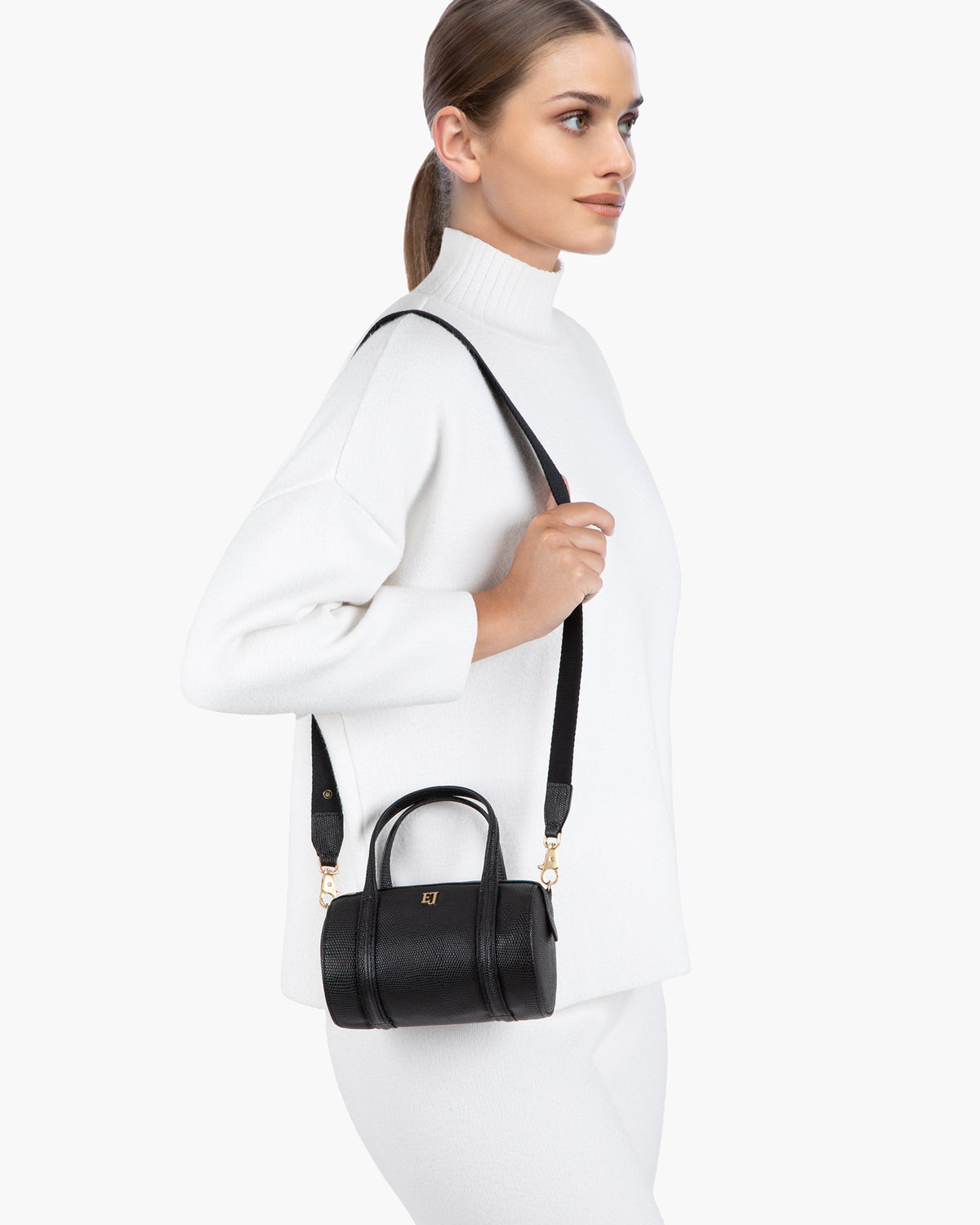 Askrykins Fashionable Mini Duffle Bag in Black