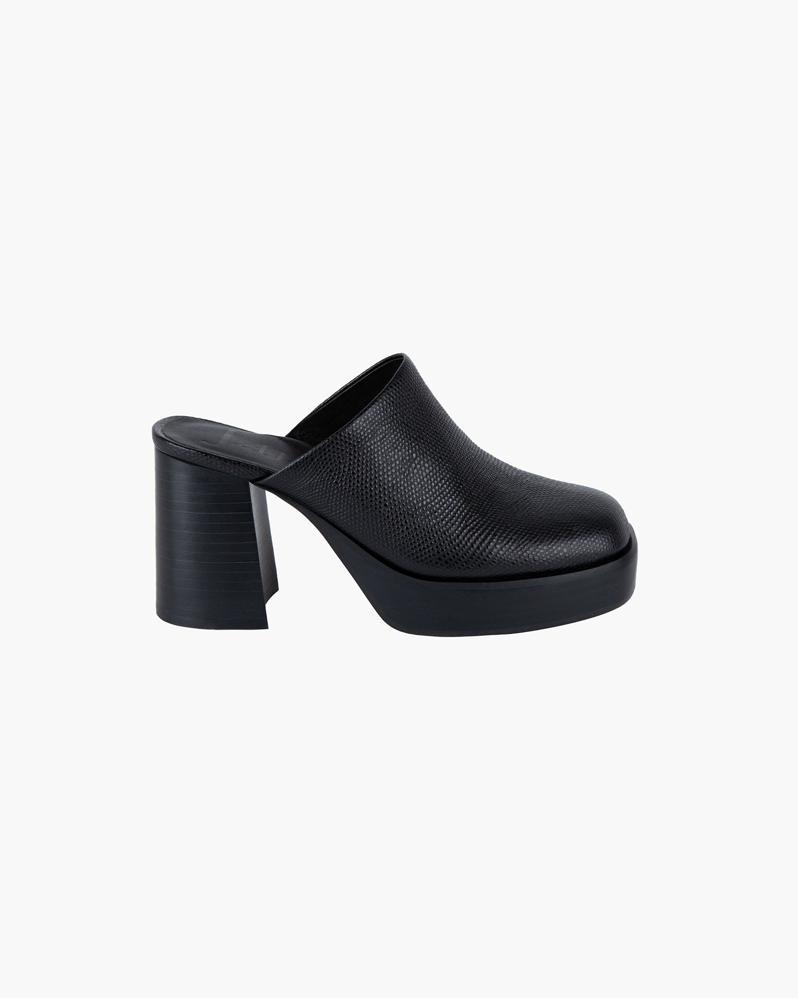 Genevieve Clog Lizard | Napa Leather Shoes | Eric Javits