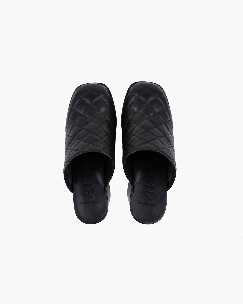 Genevieve Clog Shoes Black Quilted Eric Javits
